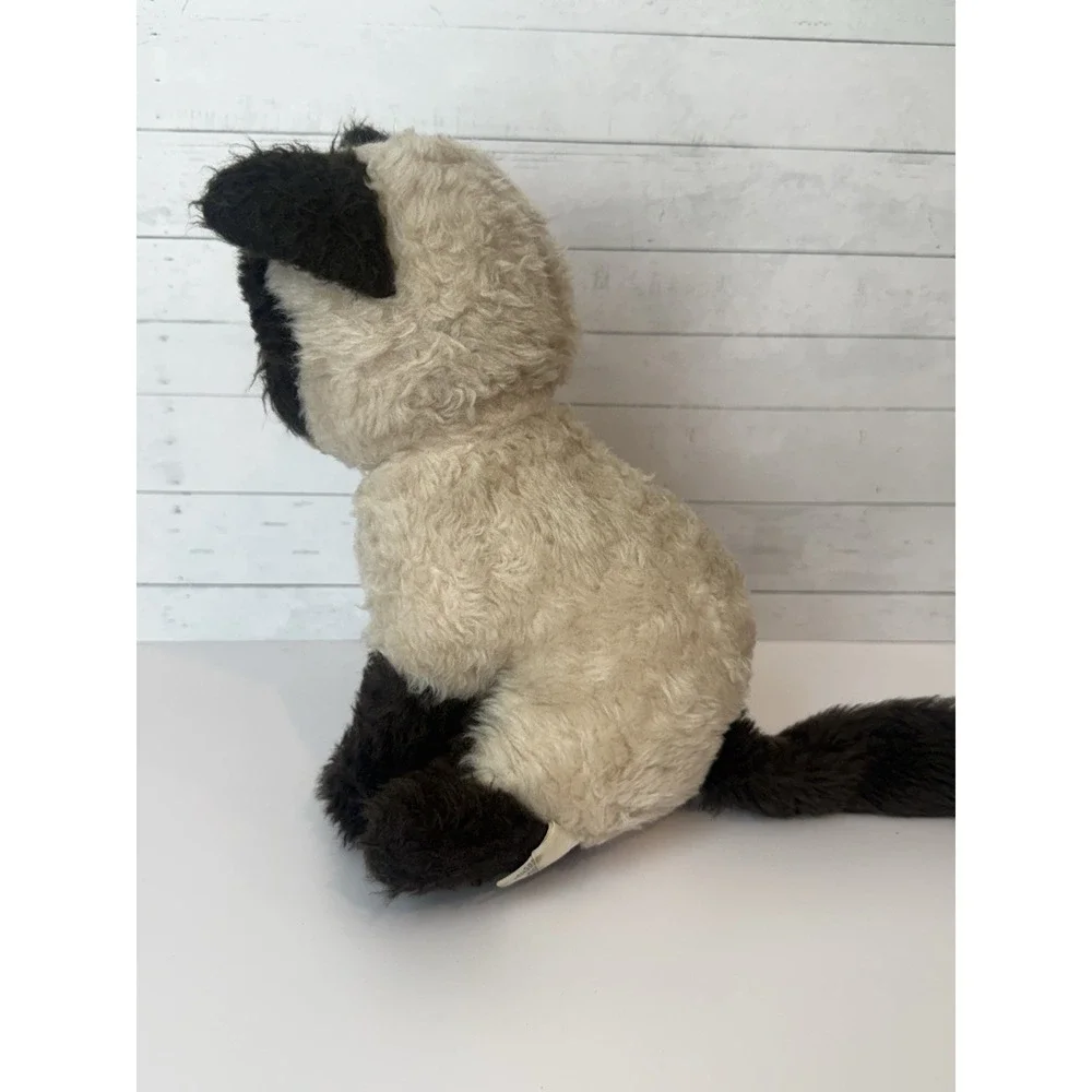 Vintage 1977 American Greetings Siamese Cat Plush Blue Eyes Stuffed Animal Toy